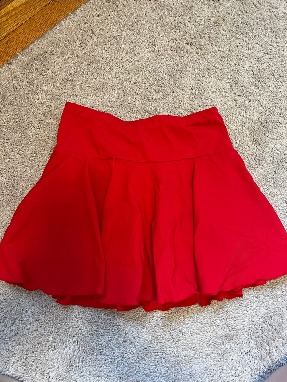 Halara Red athletic skirt